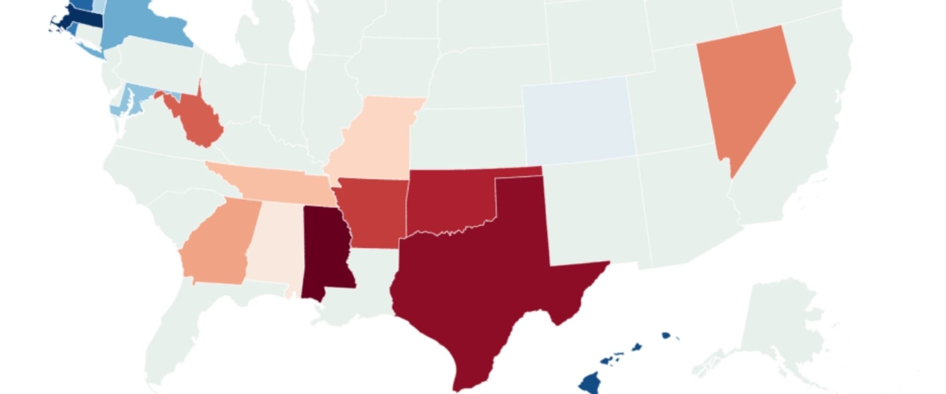 Where does arizona rank in health care?