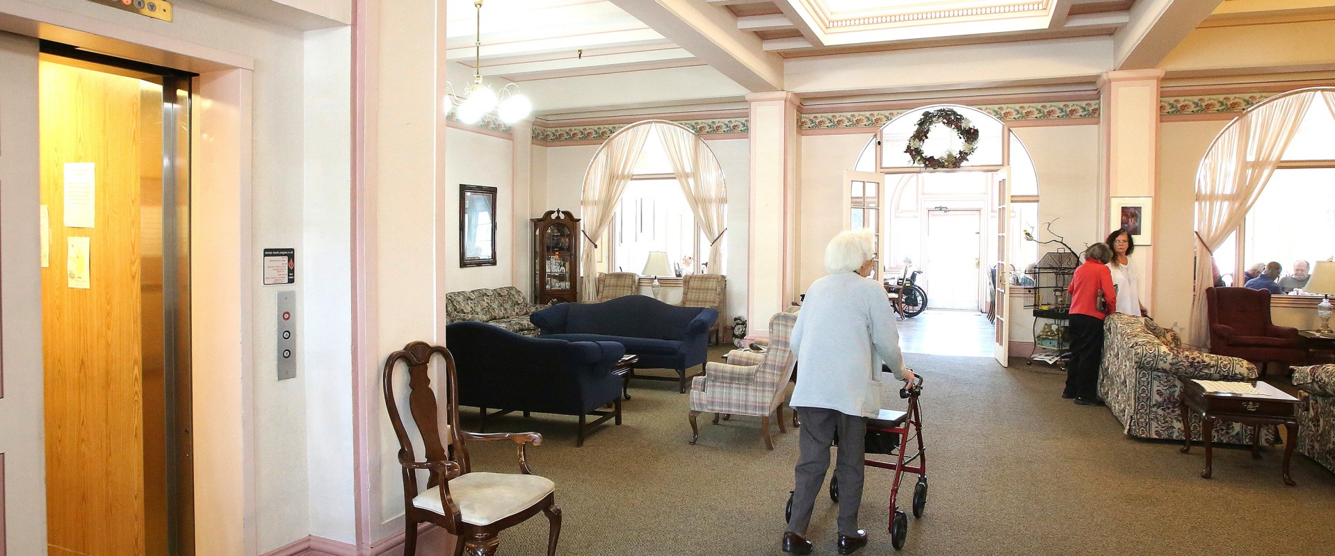 Where do most older americans receive care?