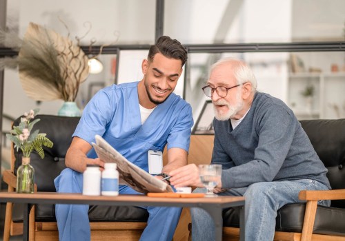 Where do most older people who need care receive that care?